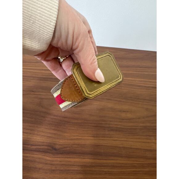 Dries van Noten Leather and Canvas Belt Size 90 main image 5